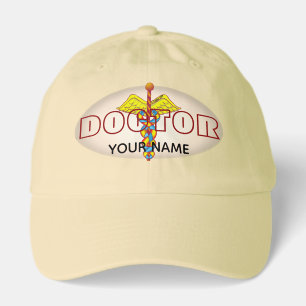 Caduceus MD Doctor Hat
