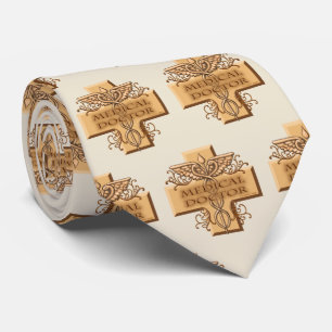 Caduceus Medical Doctor Neck Tie