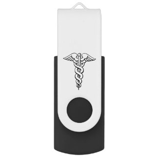 Caduceus Medical Symbol Flash Drive