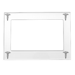 Caduceus Medical Symbol Magnetic Frame