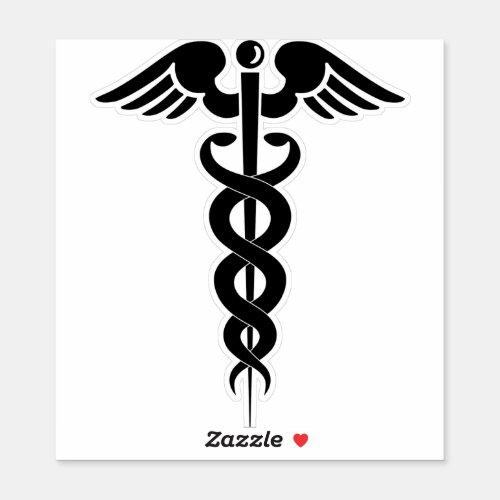caduceus_medical_symbol_medical_logo sticker