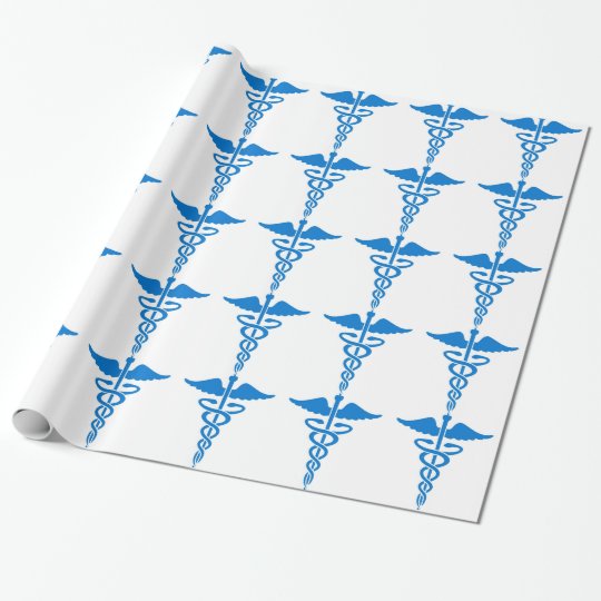 Caduceus Medical Wrapping Paper