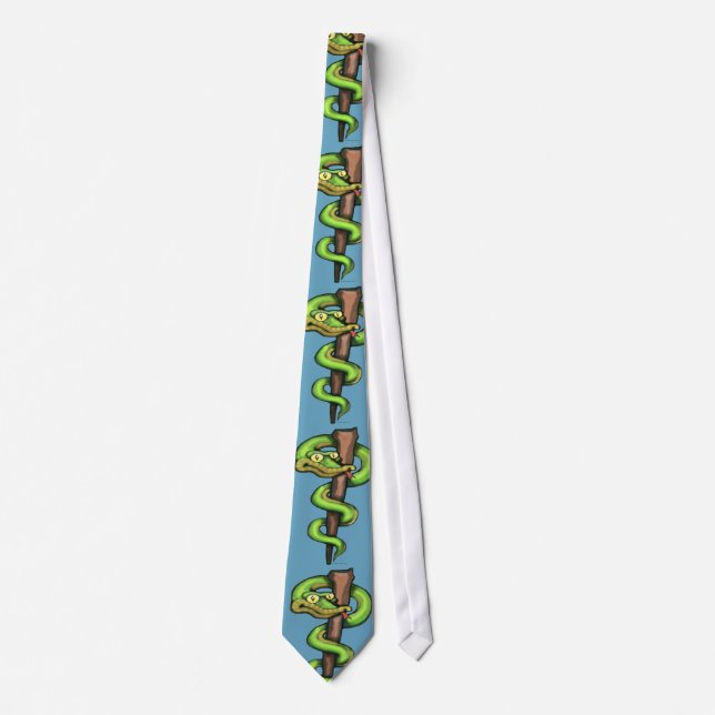 Caduceus Neck Tie (Front)