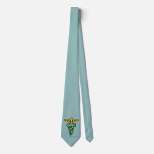 Caduceus Neck Tie