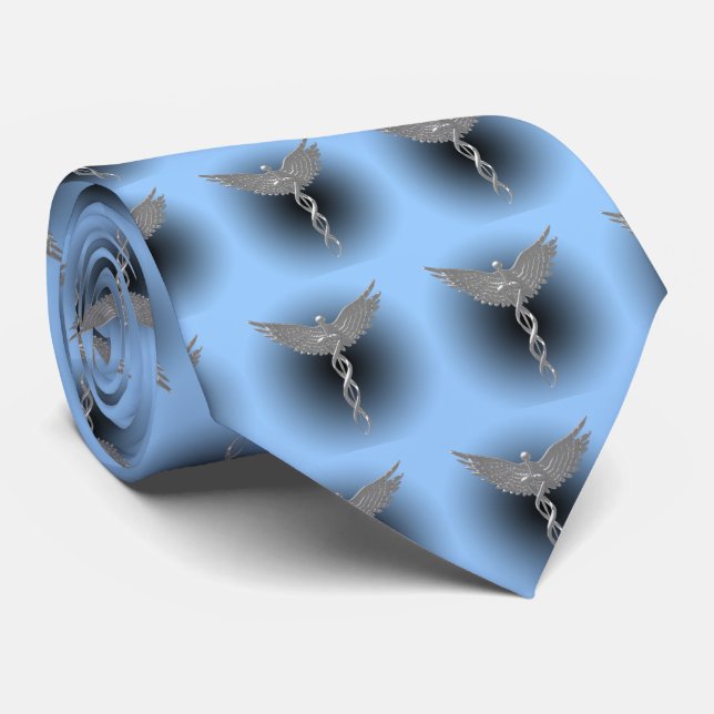 caduceus necktie (Rolled)
