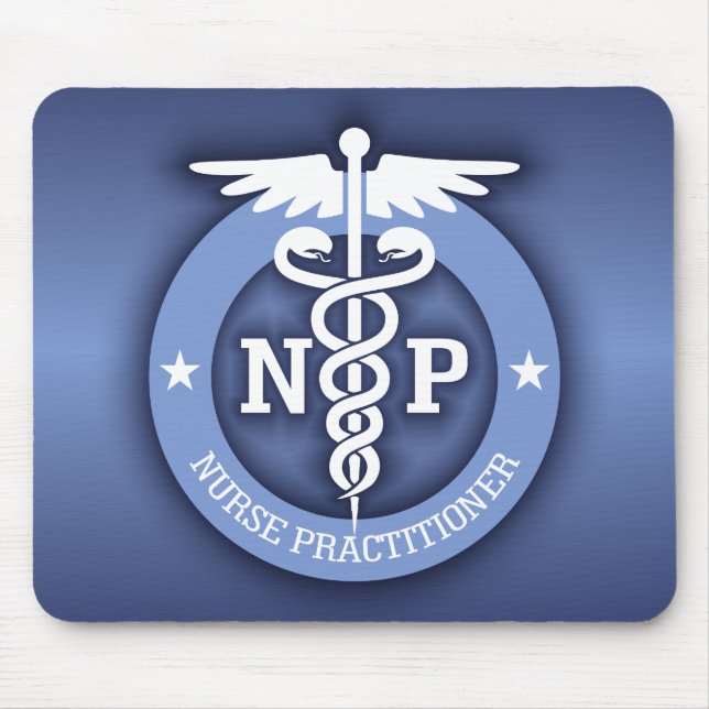 Caduceus NP (blue) Mouse Pad (Front)