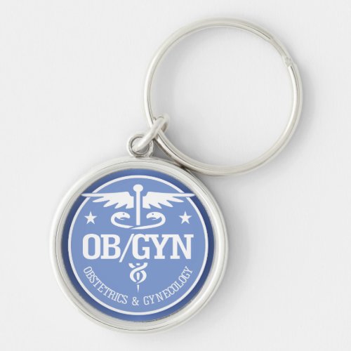 Caduceus OBGYN gift ideas Keychain