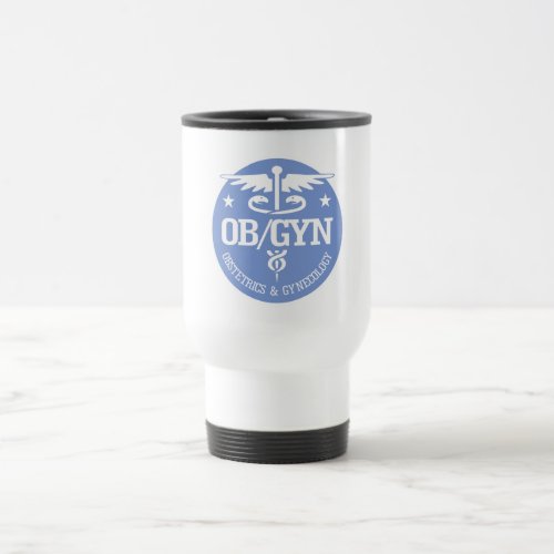 Caduceus OBGYN gift ideas Travel Mug