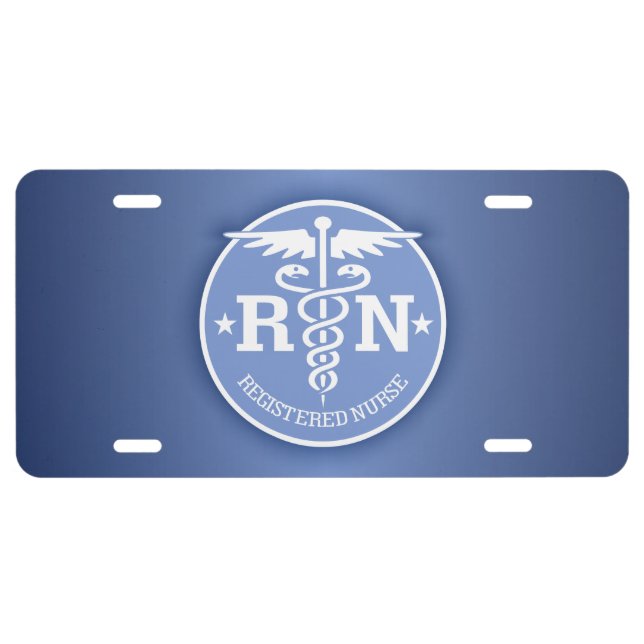 Caduceus RN 2 License Plate (Front)