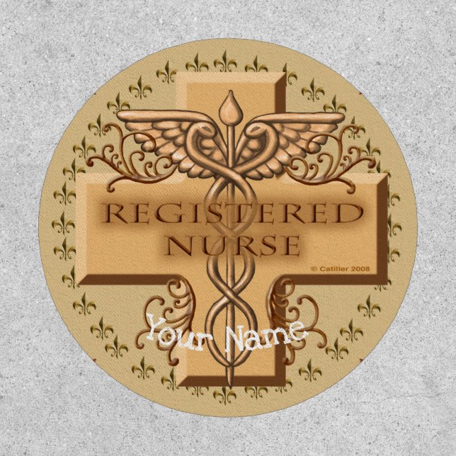 Caduceus RN nurse Patch (Front)