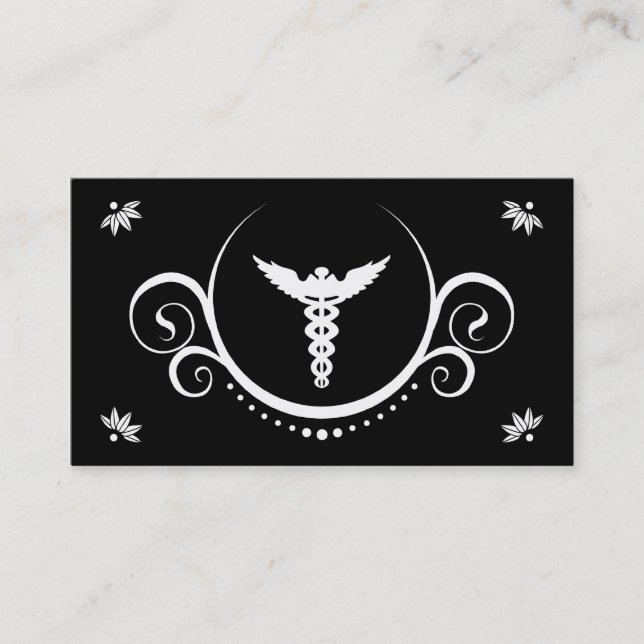caduceus sophistications business card (Front)