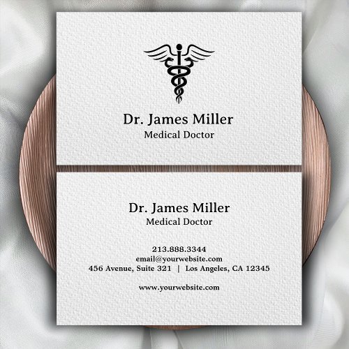 Caduceus Symbol Medical Professional  Business Card