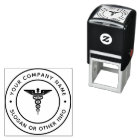 Caduceus Symbol Return Address Self-inking Stamp