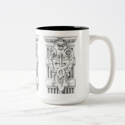 CADUCEUS Tall Black Two_Tone Mug