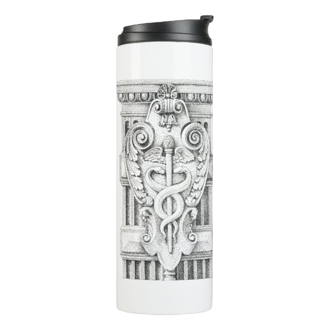 CADUCEUS Thermal Tumbler (Rotated Left)