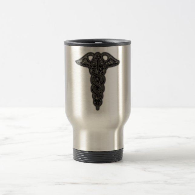 Caduceus Travel Mug (Center)