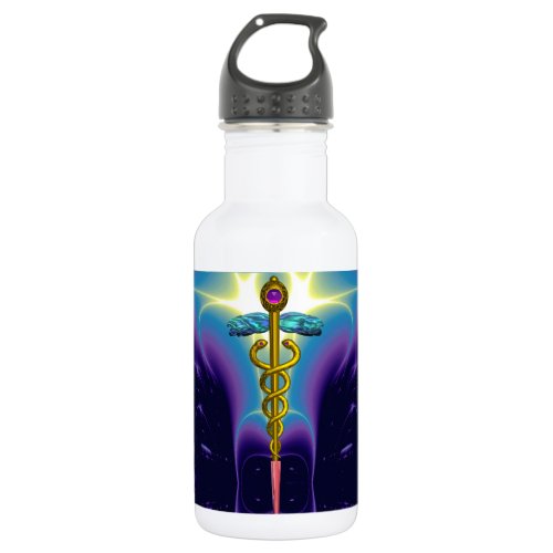 CADUCEUSVibrant Gold Amethyst Water Bottle