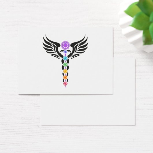 Caduceus - Winged Serpent– Kundalini – 7 Chakras (Desk)