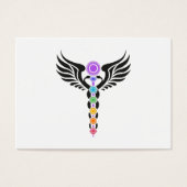 Caduceus - Winged Serpent– Kundalini – 7 Chakras (Front)