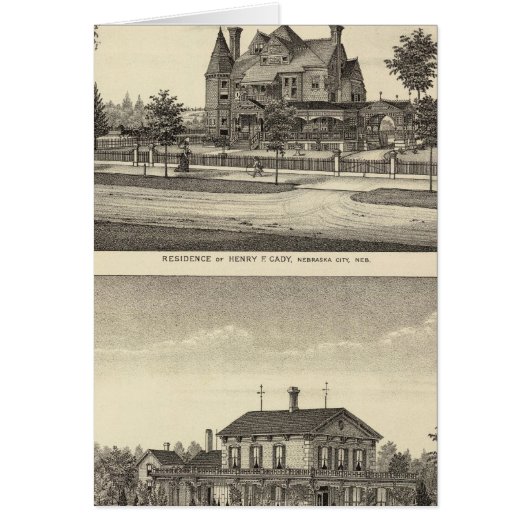 Cady and Kilpatrick, Nebraska Cards (Front)