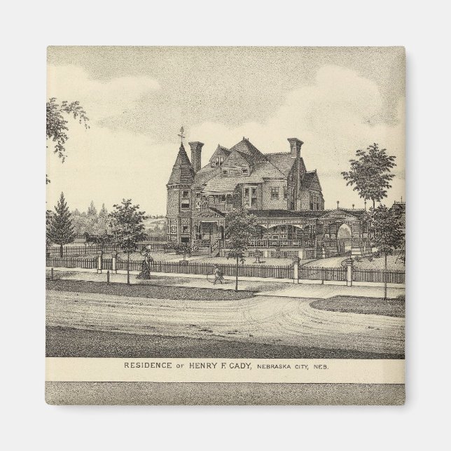 Cady and Kilpatrick, Nebraska Magnet (Front)