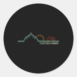 Cady Hill Mountain Biking Vermont Stowe Classic Round Sticker