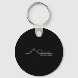 Cady Hill Mountain Biking Vermont Stowe Keychain