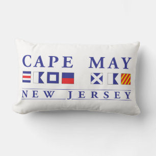Cae May New Jersey Lumbar Pillow