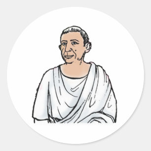 Caecilius Classic Round Sticker