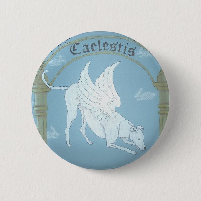 Caelestis "Hound of Heaven" button (Front)