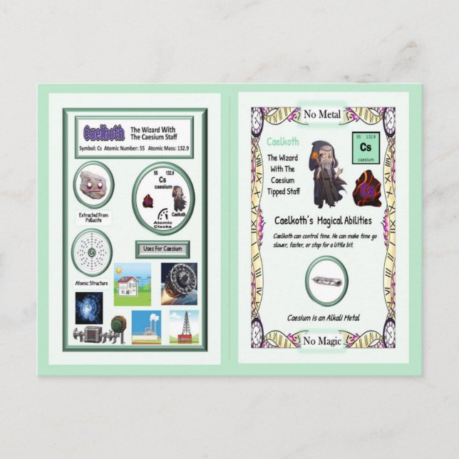 Caelkoth - Caesium Trading Card (Front)