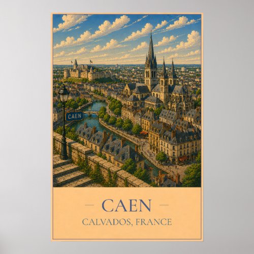Caen Poster