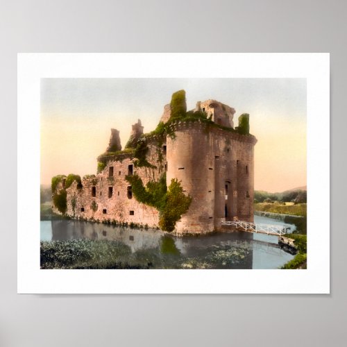 Caerlaverock Castle Dumfries Scotland Poster