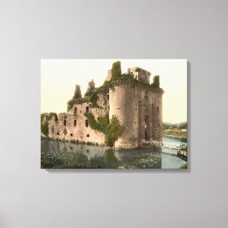 Caerlaverock Castle, Dumfries, Scotland Wrapped Ca Canvas Print