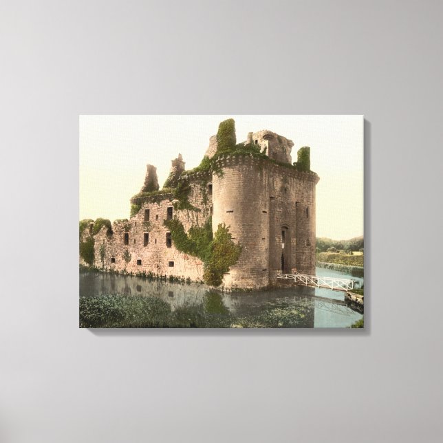 Caerlaverock Castle, Dumfries, Scotland Wrapped Ca Canvas Print (Front)