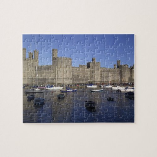 Caernarfon Castle Gwynedd Wales RF Jigsaw Puzzle