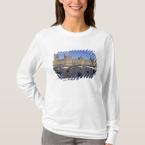 Caernarfon Castle Gwynedd Wales RF T_Shirt