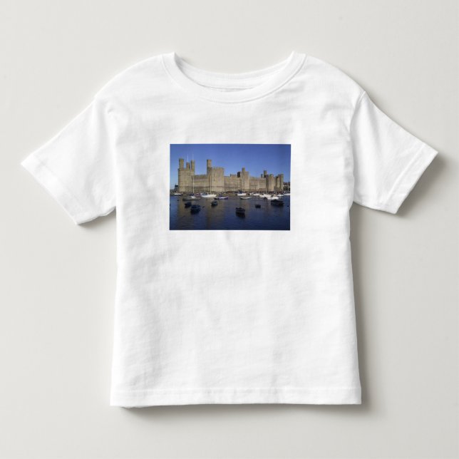 Caernarfon Castle, Gwynedd, Wales (RF) Toddler T-shirt (Front)