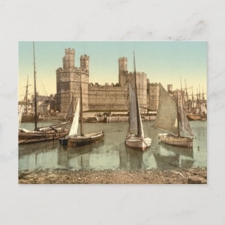 Caernarfon Castle II, Gwynedd, Wales Postcard