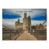 Caernarfon Castle Wales. Cards (Front Horizontal)