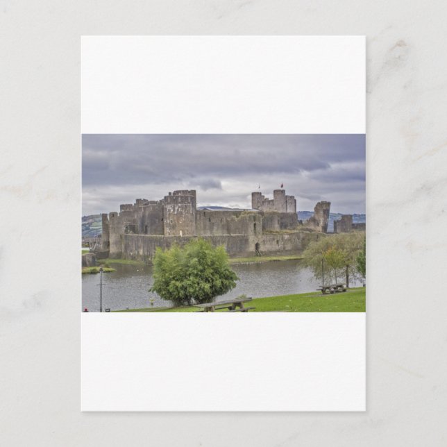 Caerphilly Castle Postcard (Front)
