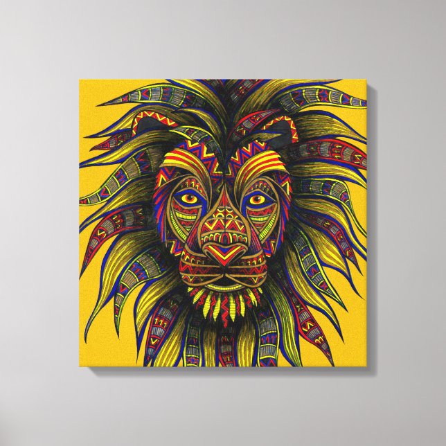 Caesar Color Canvas Print (Front)