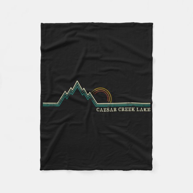 Caesar Creek Lake  Fleece Blanket (Front)