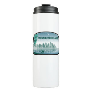 Caesar Creek Lake Ohio Deer Thermal Tumbler