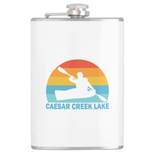 Caesar Creek Lake Ohio Kayak Flask