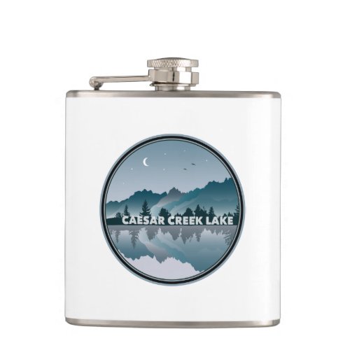 Caesar Creek Lake Ohio Reflection Flask