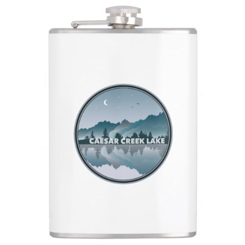 Caesar Creek Lake Ohio Reflection Flask