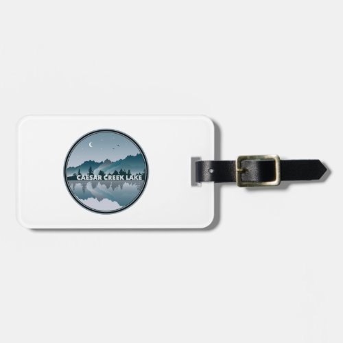 Caesar Creek Lake Ohio Reflection Luggage Tag