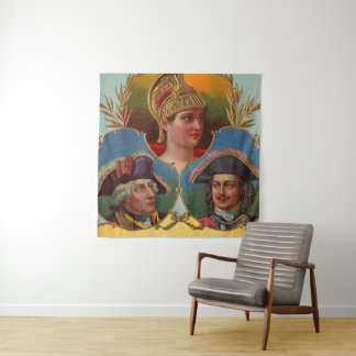 Caesar - Kaiser - Tsar cigar box label print Tapestry