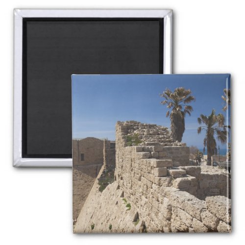 Caesarea ruins of port built by Herod the Great Magnet